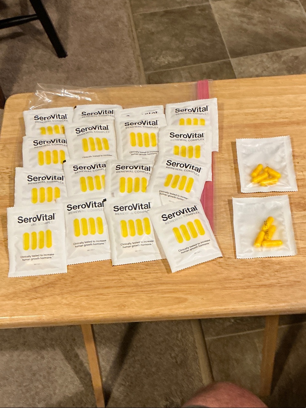 18 Packs of SeroVital Renewing Complex Increase HGH Sealed 4 Packs
